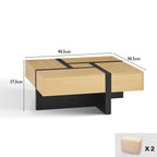 Modo Square Storage Coffee Table