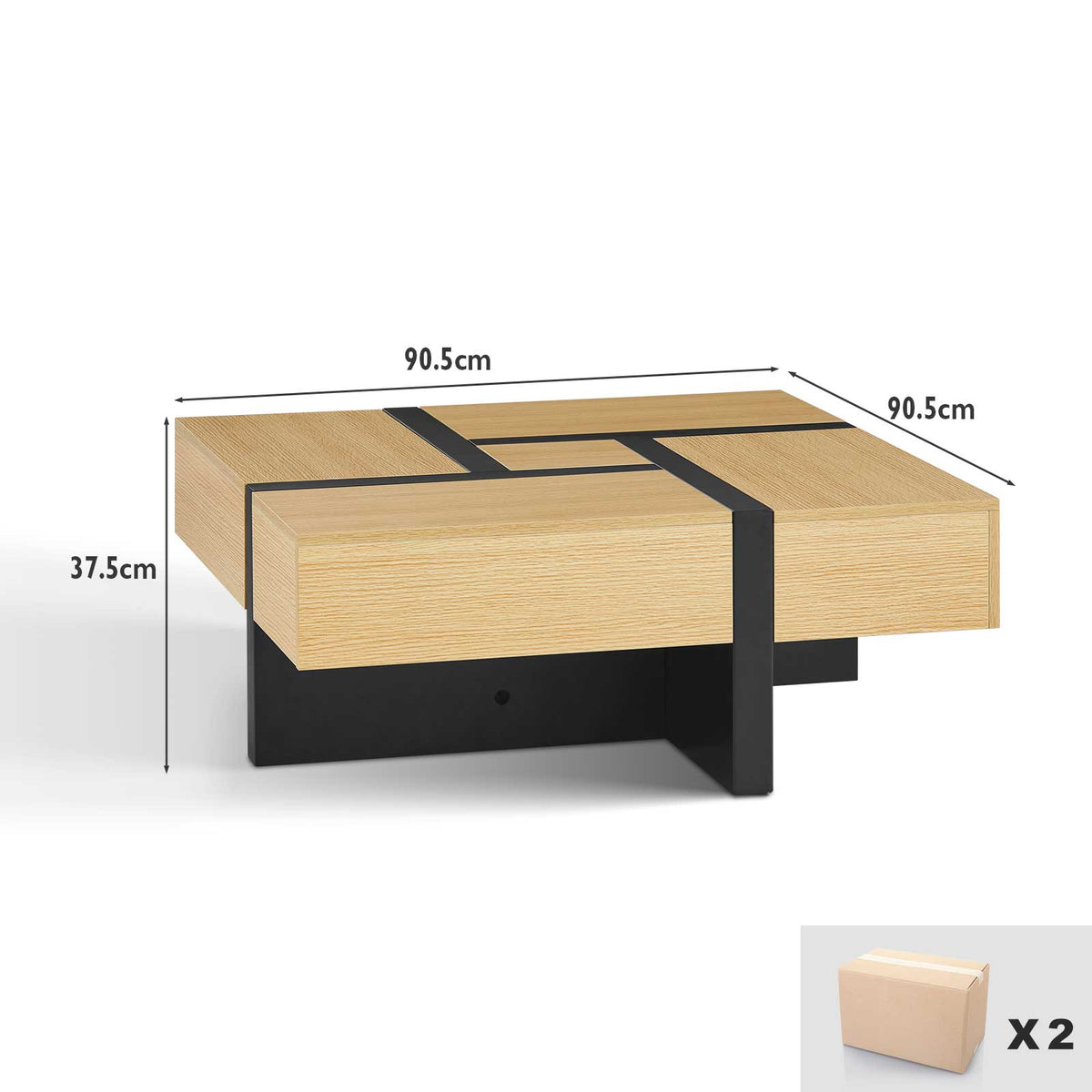Modo Square Storage Coffee Table