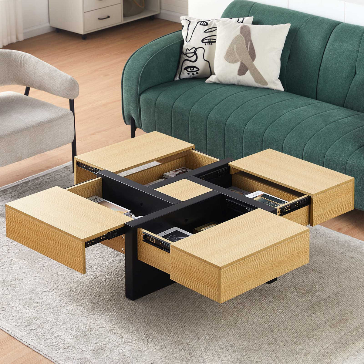Modo Square Storage Coffee Table