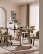Danforth Faux Leather Dining Chairs – Set of 4
