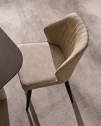 Danforth Faux Leather Dining Chairs – Set of 4
