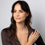 Diamonfire Double Claw Solitaire Pendant-2