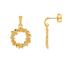 Laura Ashley Fashion Wreath Drop Earrings