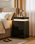 Kumar RGB Bedside Table with Charging