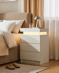 Kumar RGB Bedside Table with Charging