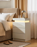 Kumar RGB Bedside Table with Charging