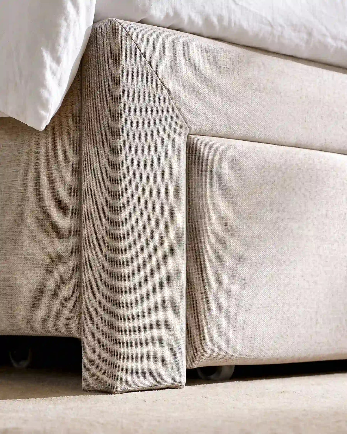 Luvon Upholstered Double Bed with Storage