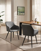 Moree Faux Leather Dining Chairs