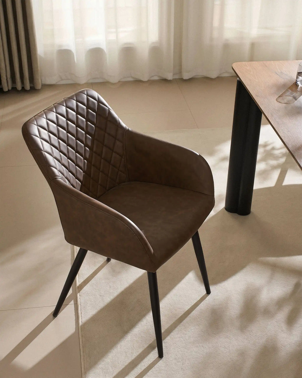 Moree Faux Leather Dining Chairs