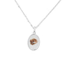 Laura Ashley Fashion Poppy Meadow Single Flower Necklace-0