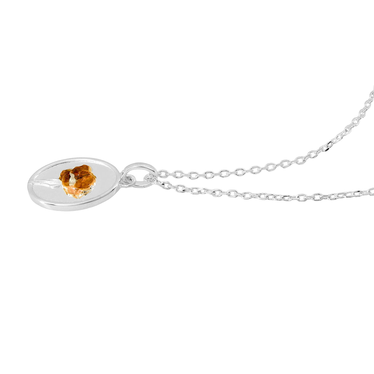 Laura Ashley Fashion Poppy Meadow Single Flower Necklace-4