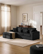 Nodo Corduroy Modular Corner Sofa