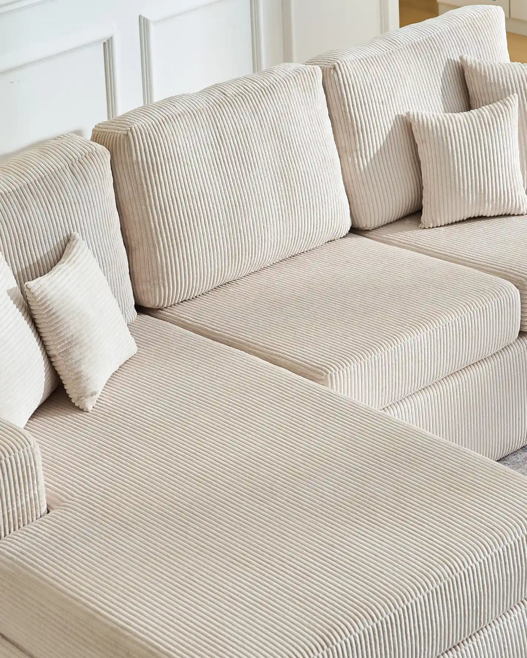 Nodo Corduroy Modular Corner Sofa
