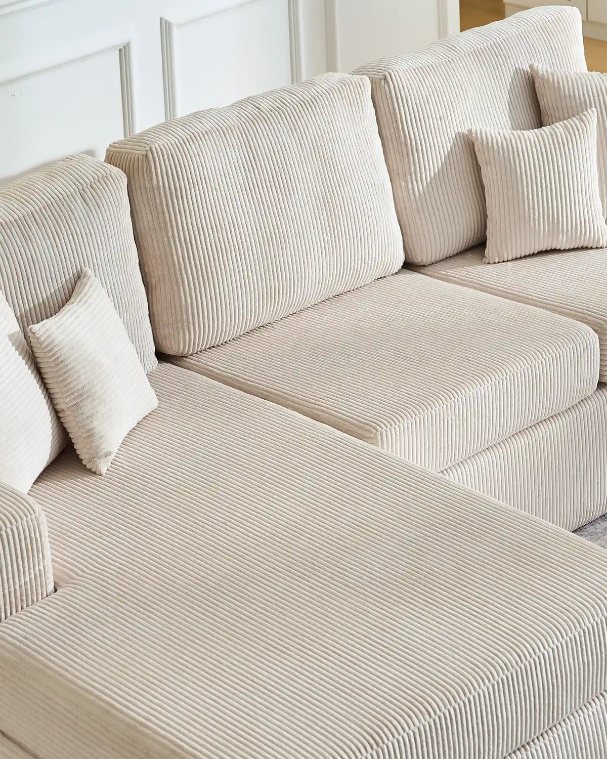 Nodo Corduroy Modular Corner Sofa