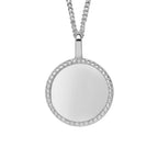 Beginnings Milgrain Edge Disc Pendant-0