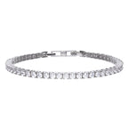Diamonfire Claw Set Zirconia Tennis Bracelet-0