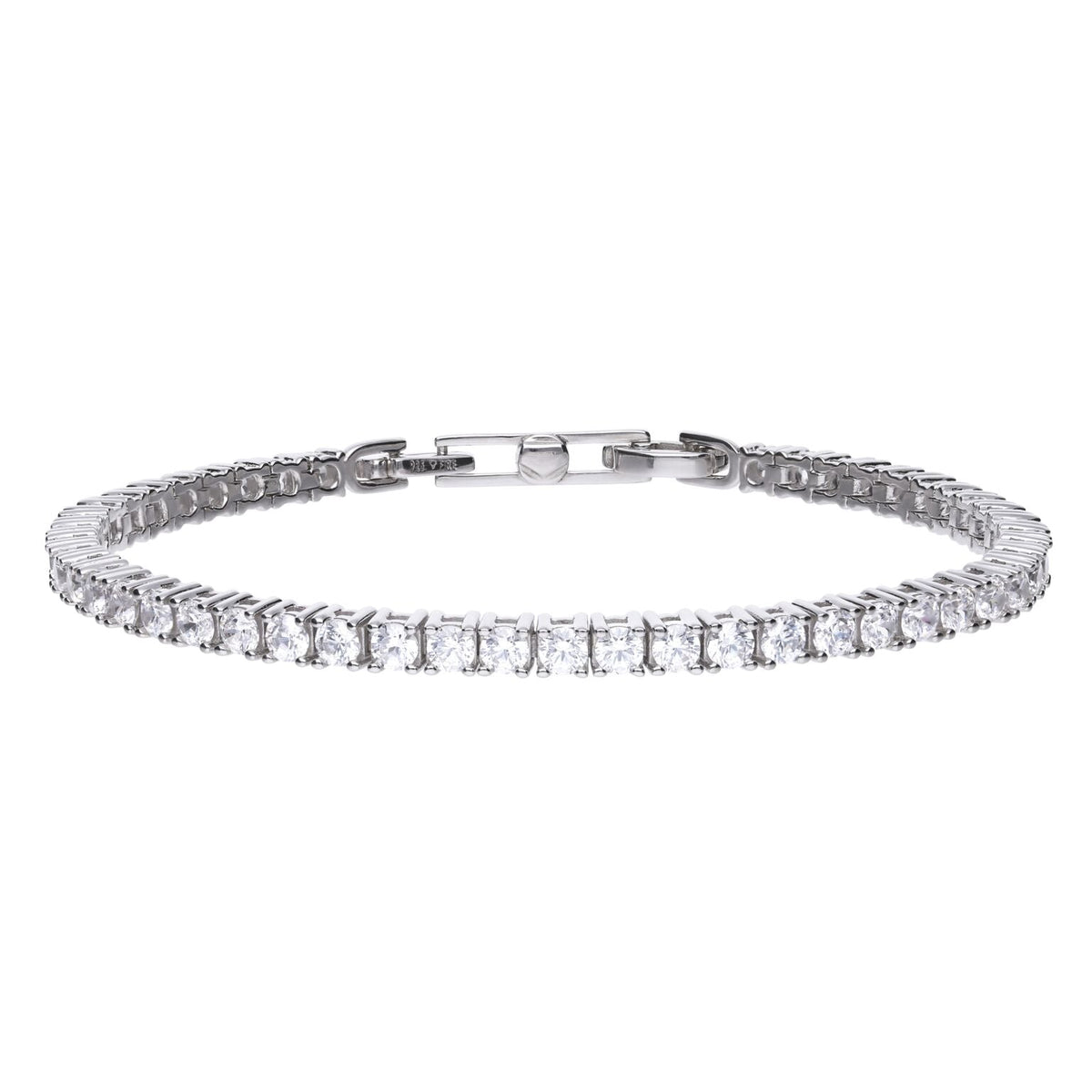 Diamonfire Claw Set Zirconia Tennis Bracelet-0