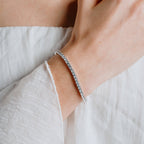 Diamonfire Claw Set Zirconia Tennis Bracelet-1