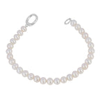Beginnings White Pearl Charm Bracelet-0