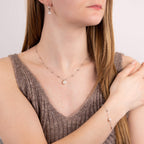 Diamonfire Assembled Hoop Earrings with Shell Pearl-2