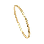 Beginnings Heart Sequence 4mm Bangle-0
