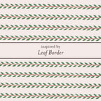 Laura Ashley Fashion Leaf Border Necklace-2