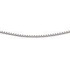 Beginnings Rhodium Plated Box Chain with Extender 46cm-51cm-0