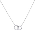 Diamonfire Interlocking Rings Necklace-0