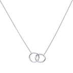 Diamonfire Interlocking Rings Necklace-0