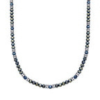 Fred Bennett Blue Hematite Bead Necklace-0