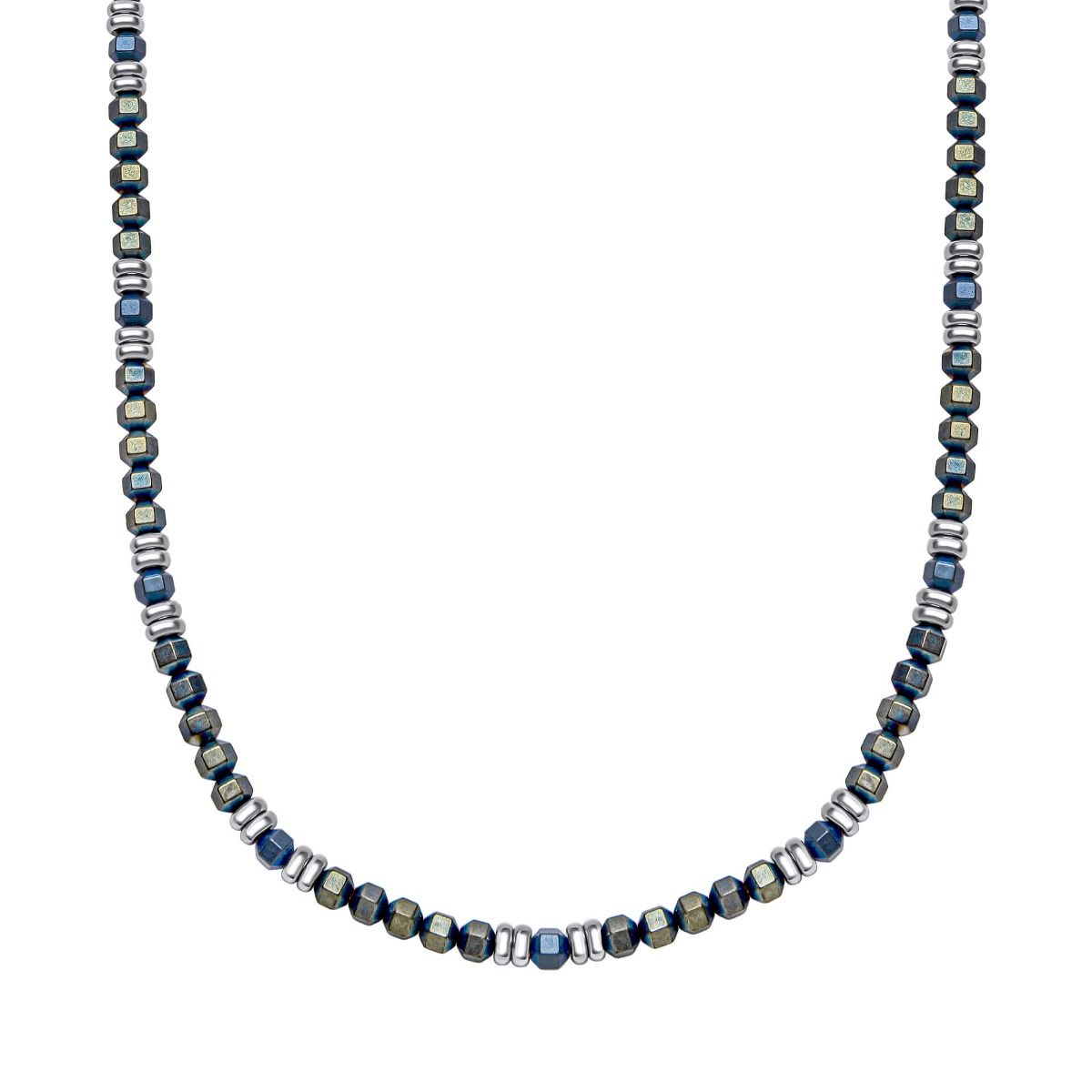 Fred Bennett Blue Hematite Bead Necklace-0