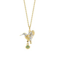 Laura Ashley Silver Llanelli Kingfisher Necklace-0