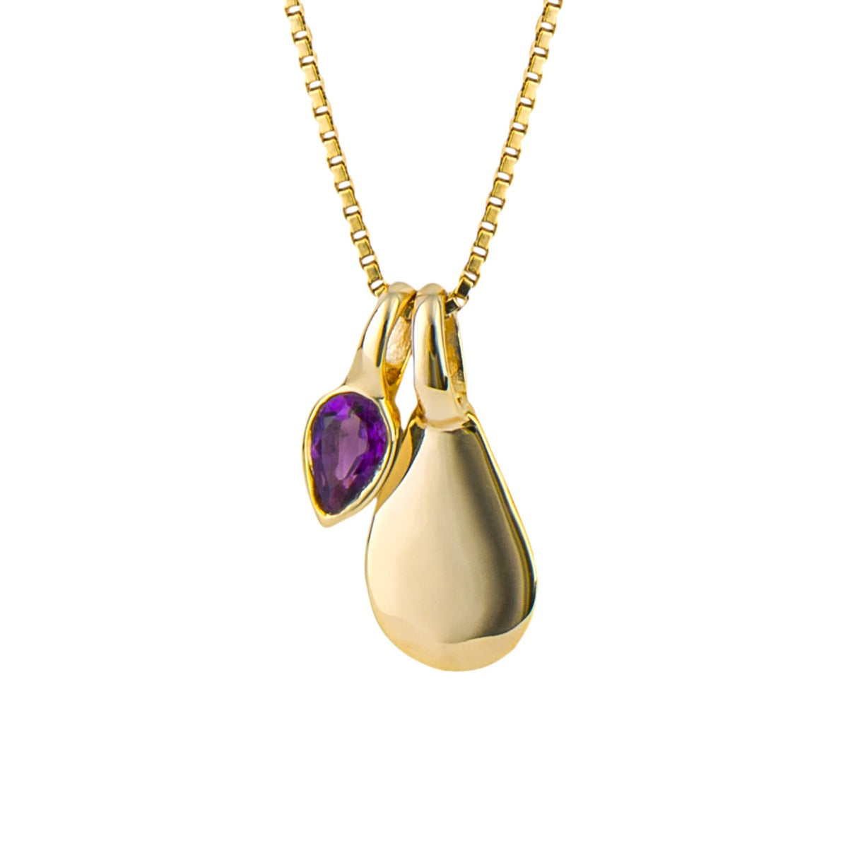 Beginnings Semi-Precious Birthstone Necklace-16