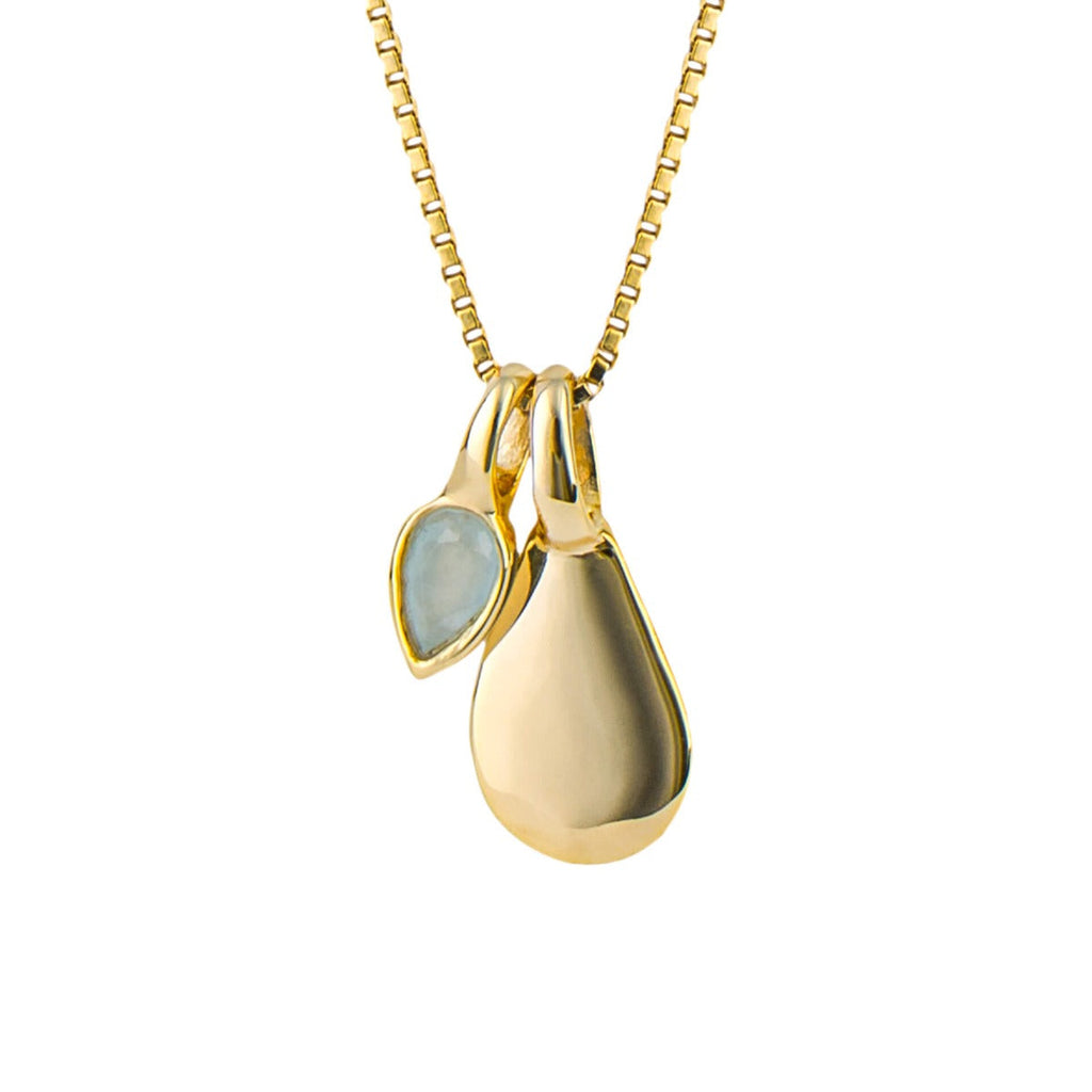 Beginnings Semi-Precious Birthstone Necklace-17