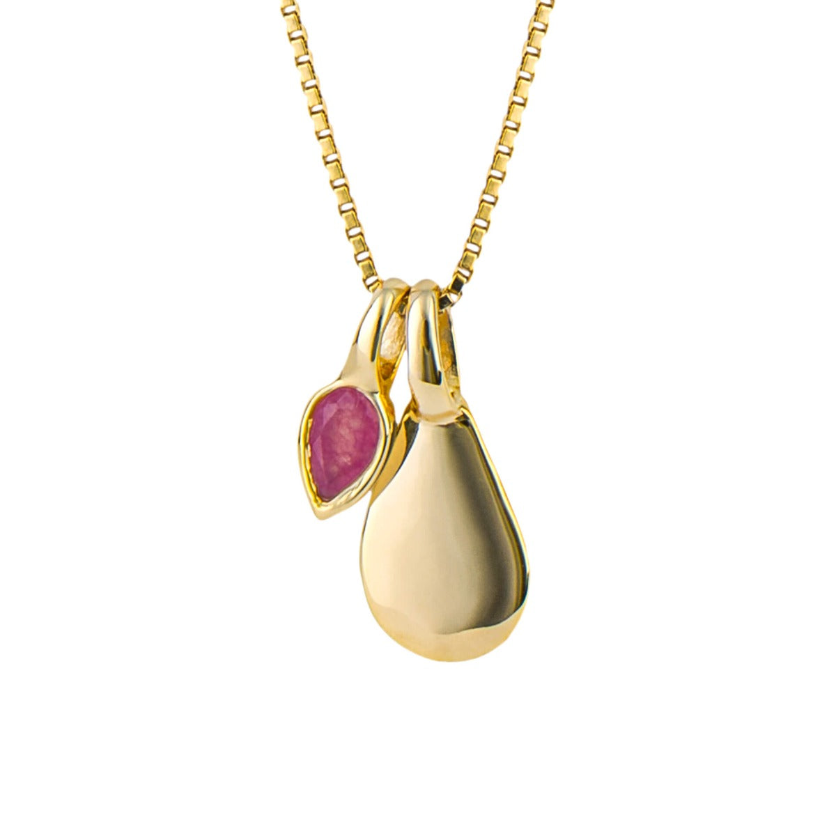 Beginnings Semi-Precious Birthstone Necklace-21