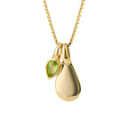 Beginnings Semi-Precious Birthstone Necklace-22