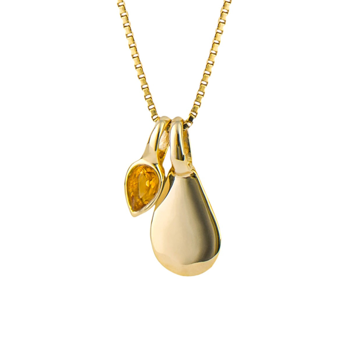 Beginnings Semi-Precious Birthstone Necklace-25