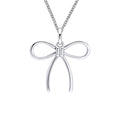 Beginnings Thin Bow Pendant-0